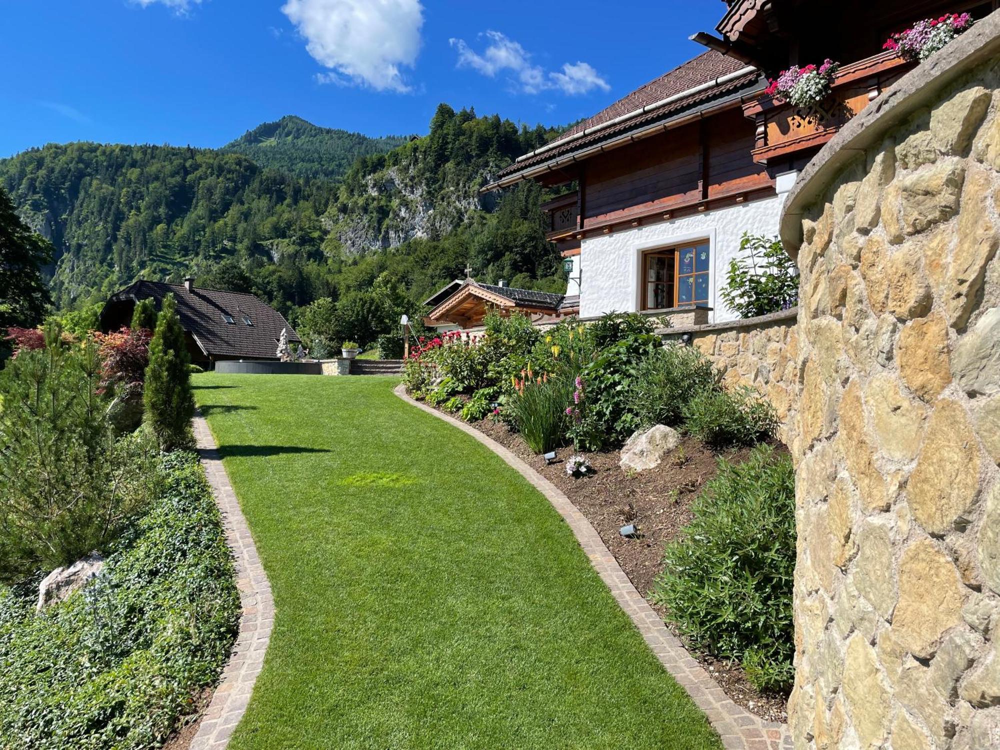 Ferienwohnung Schossleitner - Der Wohlfuehl-Ansitz Am Wolfgangsee Mit Weitblick Sankt Gilgen Esterno foto